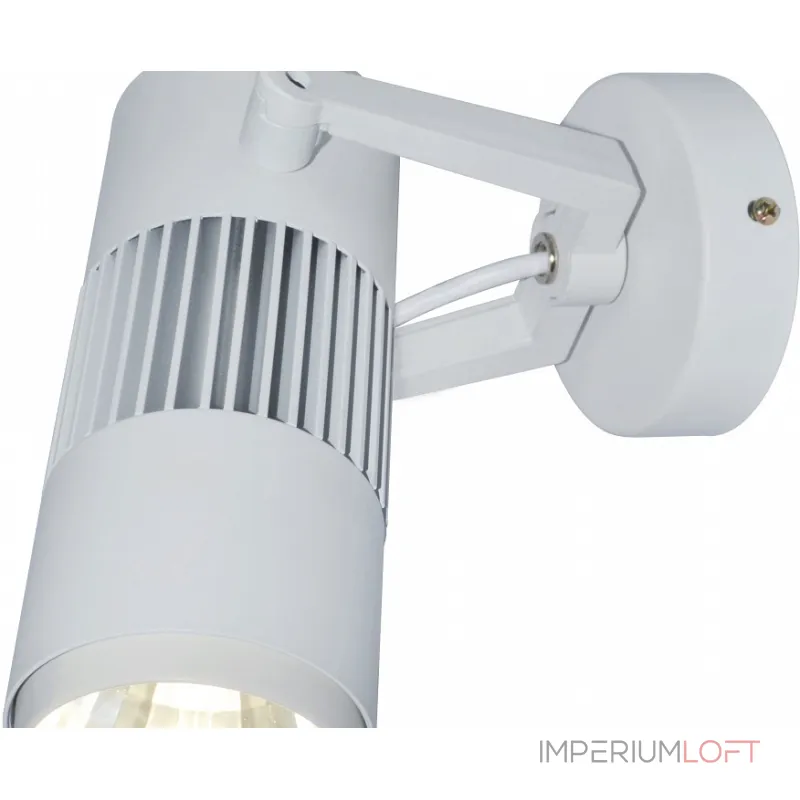 Светильник на штанге Arte Lamp Track Lights A6520AP-1WH Цвет арматуры белый Цвет плафонов белый от ImperiumLoft