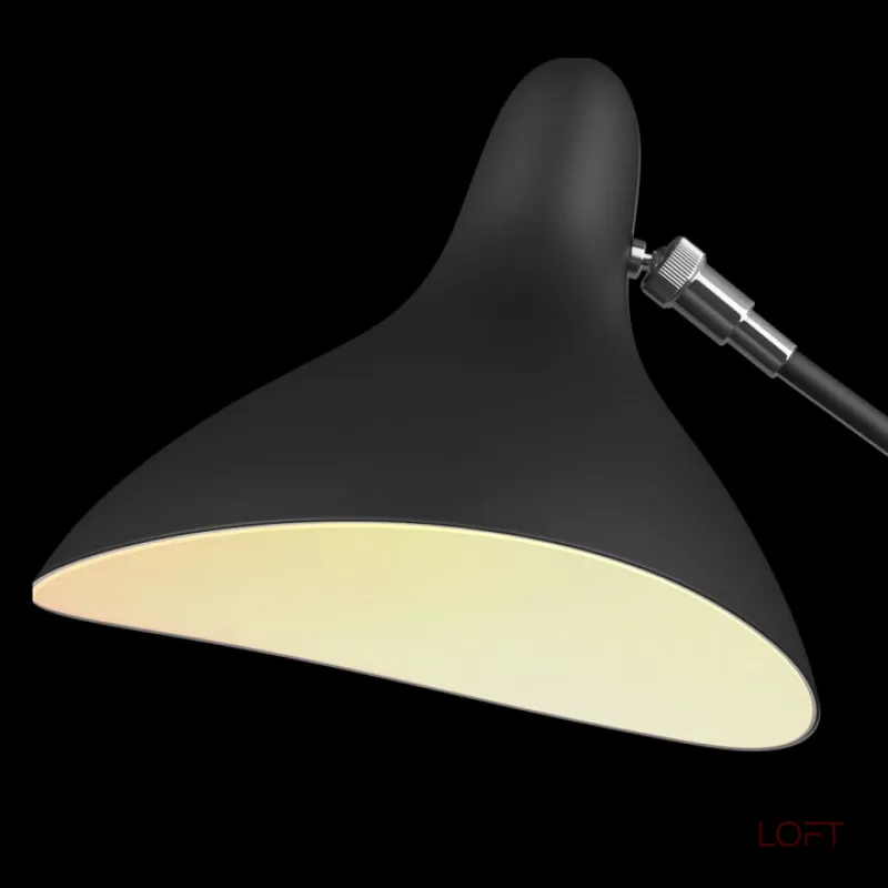 Настольная лампа офисная Lightstar Manti 764907 Цвет арматуры черный Цвет плафонов черный от ImperiumLoft