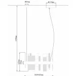Подвесной светильник Wertmark Lotta WE461.01.303 от ImperiumLoft