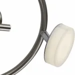 Спот TopLight Penelope TL1237Y1-03SN Цвет арматуры никель Цвет плафонов белый