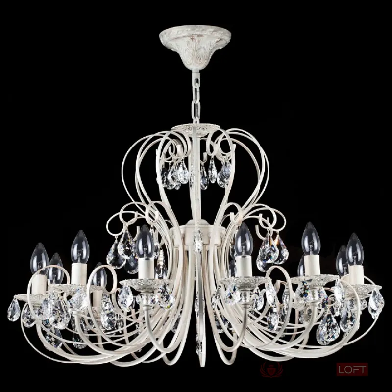 Подвесная люстра Maytoni Princess ARM270-12-R Цвет арматуры золото Цвет плафонов прозрачный от ImperiumLoft