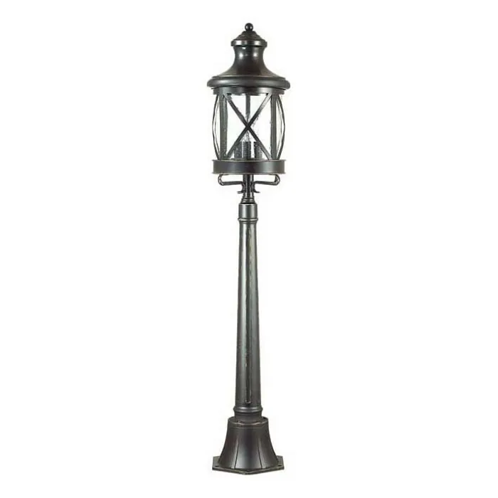 Наземный низкий светильник Odeon Light Sation 4045/3F Цвет арматуры черный Цвет плафонов черный от ImperiumLoft