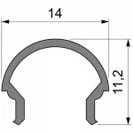 Профиль накладной  Deko-Light R-01-08 984502