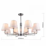 Люстра на штанге F-promo Milo 2616-8P от ImperiumLoft