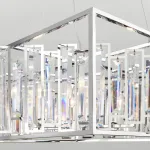Подвесной светильник Bogate's Cella 312/6 Strotskis Цвет арматуры хром Цвет плафонов прозрачный от ImperiumLoft