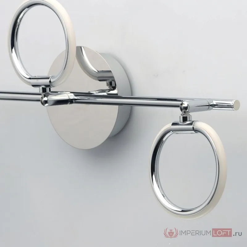 Спот DeMarkt Этингер 704024703 Цвет плафонов белый Цвет арматуры хром от ImperiumLoft