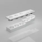 Короб накладной для розетки Werkel белый W8000001 от ImperiumLoft