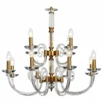 Подвесная люстра Stilfort Glass 1050/03/12P Цвет арматуры золото