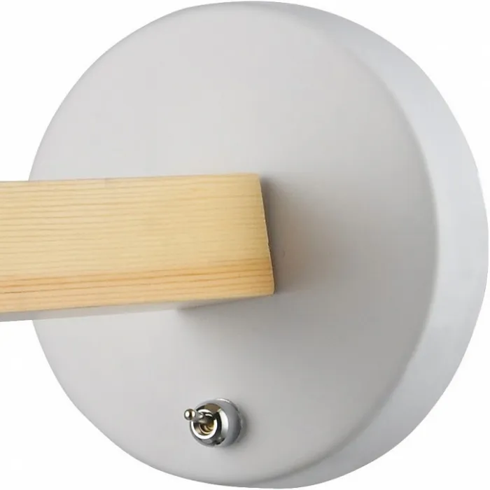 Бра Arte Lamp 7141 A7141AP-1WH Цвет арматуры белый Цвет плафонов белый от ImperiumLoft