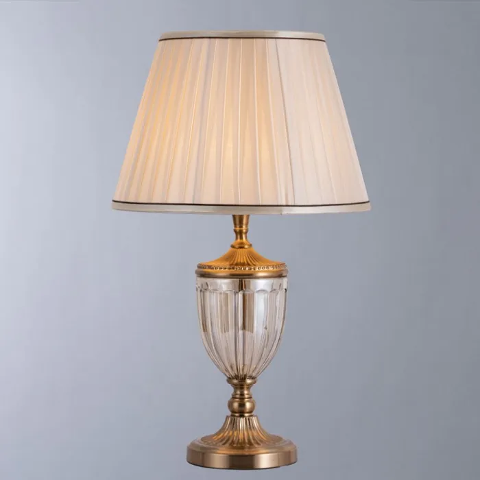 Настольная лампа декоративная Arte Lamp Rsdison A2020LT-1PB Цвет плафонов белый Цвет арматуры белый от ImperiumLoft