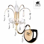 Бра Arte Lamp Sparkles A3054AP-1GO Цвет арматуры золото Цвет плафонов прозрачный
