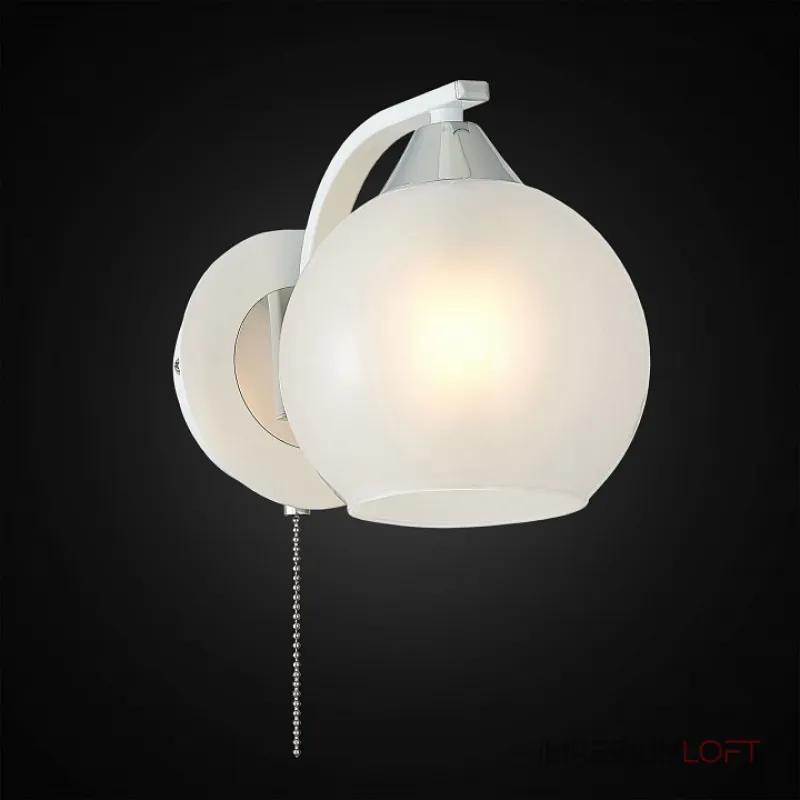 Бра Citilux Отто CL121310 Цвет плафонов белый Цвет арматуры хром Бра Citilux Отто CL121310 Цвет плафонов белый Цвет арматуры хром