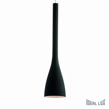 Подвесной светильник Ideal Lux FLUT FLUT SP1 BIG NERO Цвет арматуры серый Цвет плафонов черный