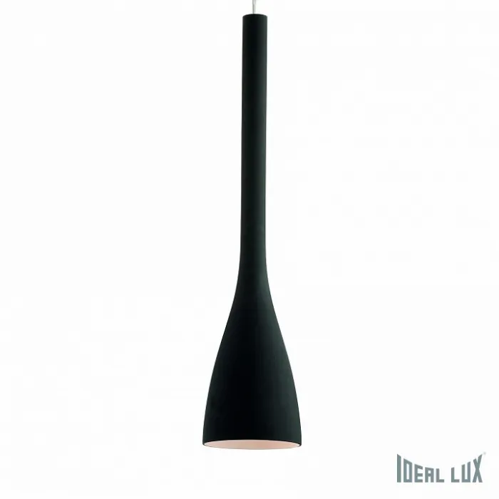Подвесной светильник Ideal Lux FLUT FLUT SP1 BIG NERO Цвет арматуры серый Цвет плафонов черный от ImperiumLoft