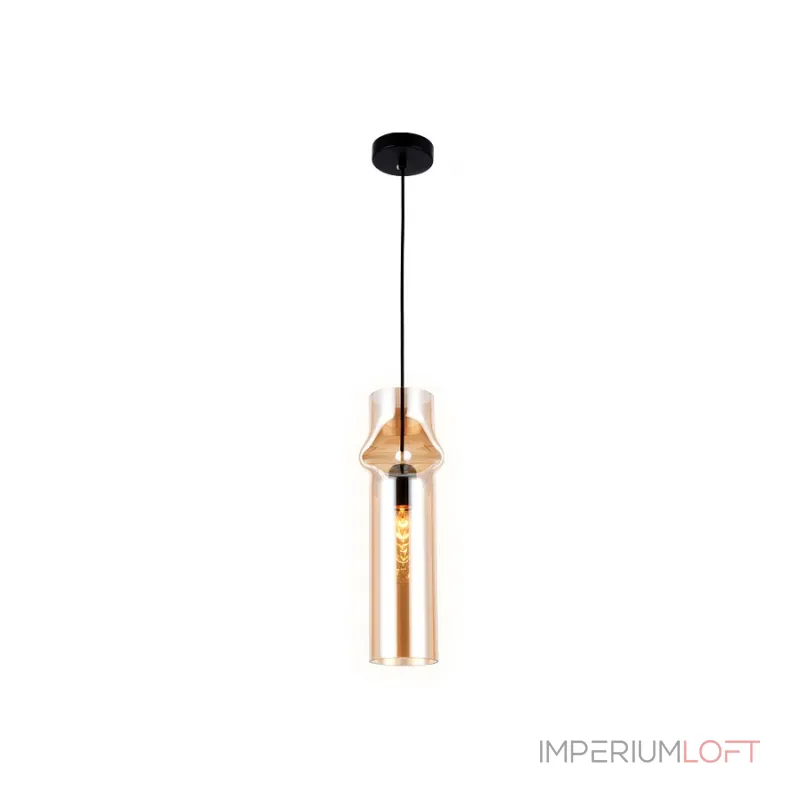 Подвесной светильник Ambrella Traditional 11 TR3560 Цвет плафонов янтарный Цвет арматуры черный