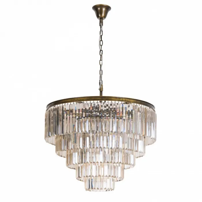 Подвесной светильник Divinare Nova 3005/23 SP-18 Цвет арматуры латунь Цвет плафонов коричневый от ImperiumLoft