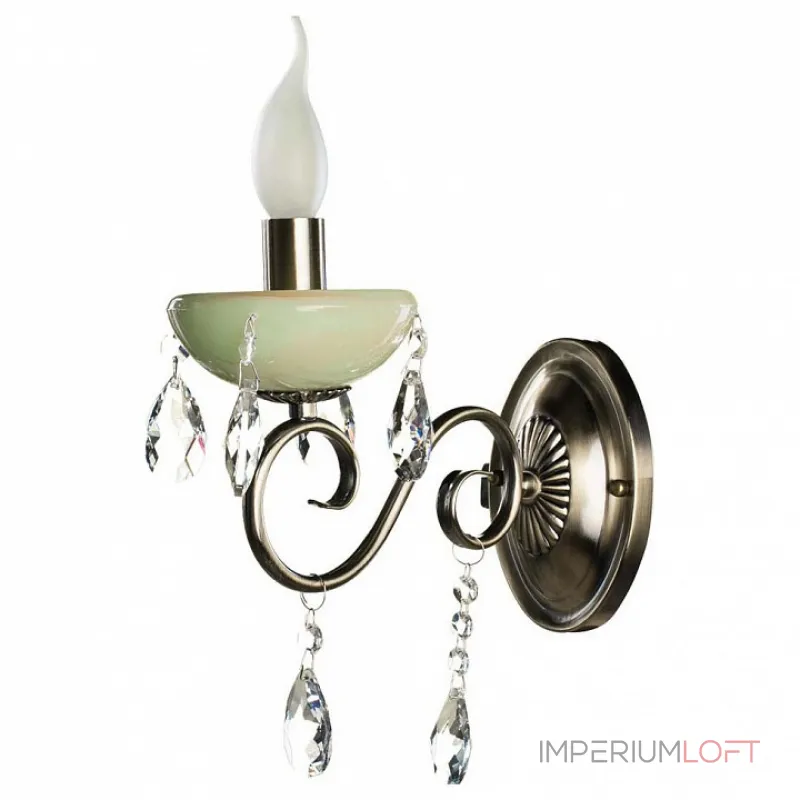 Бра Arte Lamp Onyx A9592AP-1AB Цвет арматуры бронза Цвет плафонов прозрачный