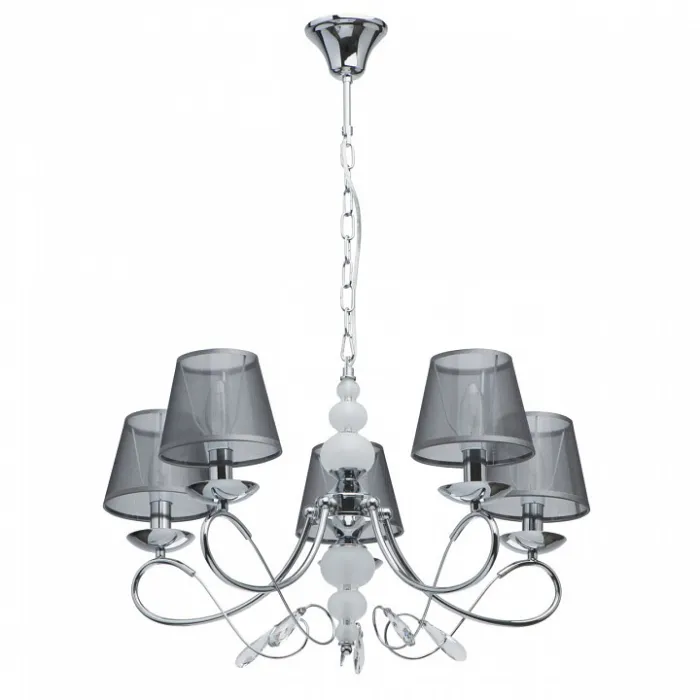 Подвесная люстра MW-Light Федерика 684012005 Хром , плафон Черный от ImperiumLoft