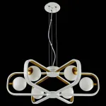 Подвесная люстра Maytoni Avola MOD431-PL-06-WG Цвет арматуры золото Цвет плафонов белый от ImperiumLoft