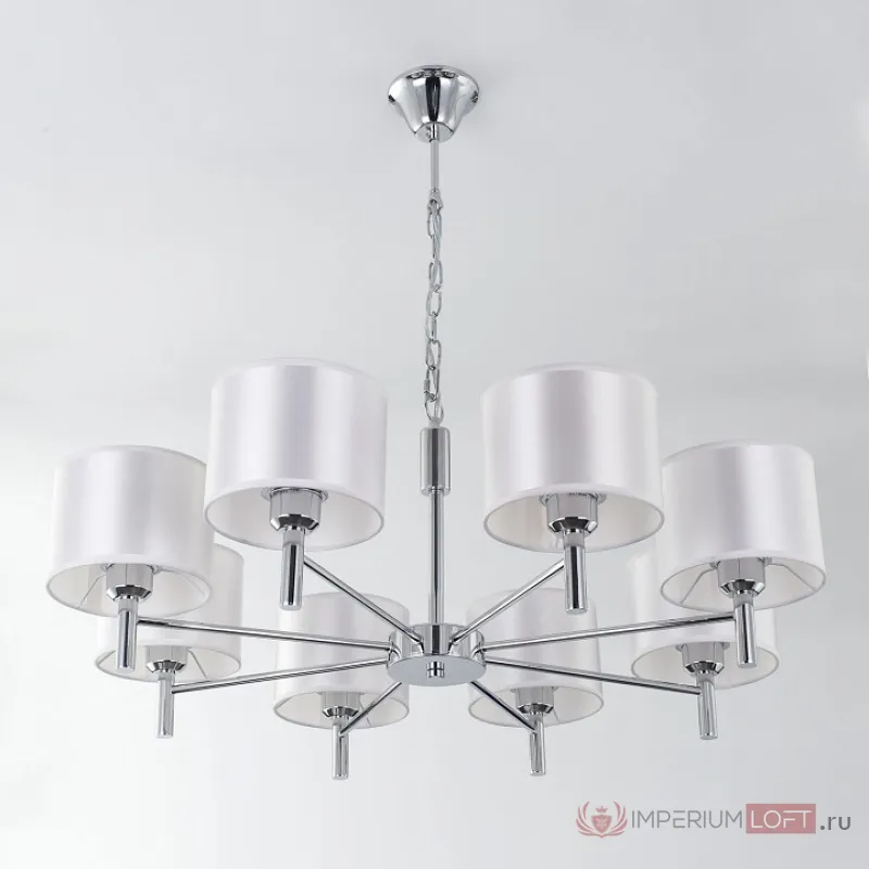 Подвесная люстра Citilux Аврора CL463180 Цвет плафонов белый Цвет арматуры хром от ImperiumLoft