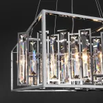 Подвесной светильник Bogate's Cella 312/6 Strotskis Цвет арматуры хром Цвет плафонов прозрачный от ImperiumLoft