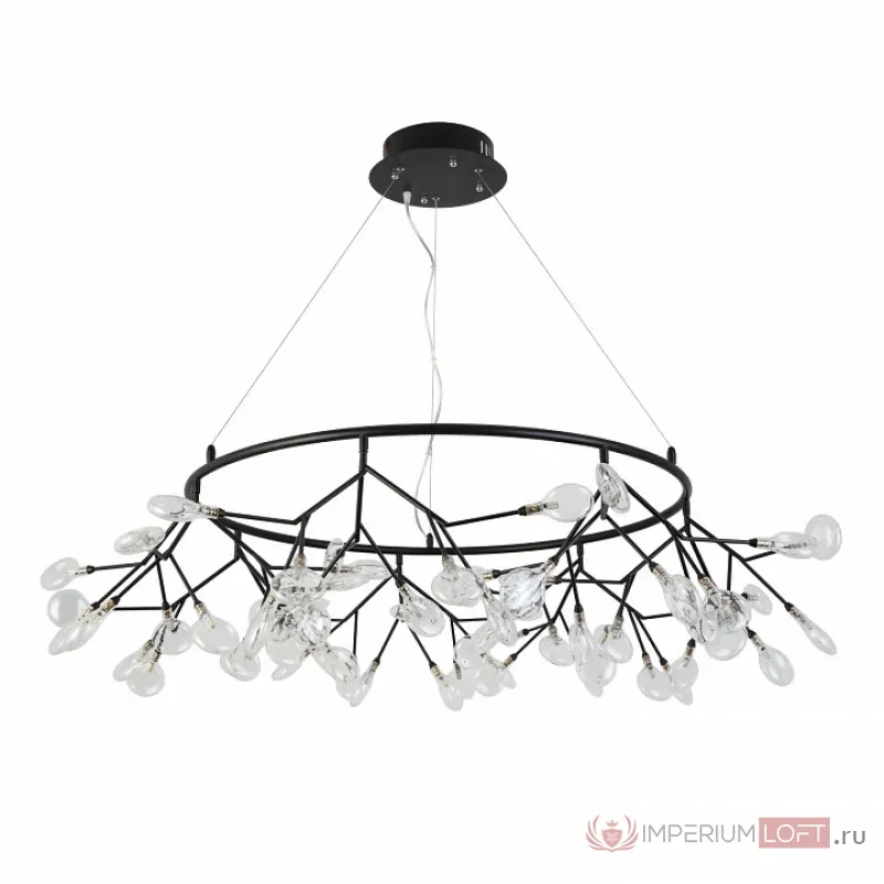 Подвесной светильник ST-Luce Riccardo SL411.433.63 Цвет арматуры черный Цвет плафонов прозрачный от ImperiumLoft