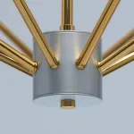 Люстра на штанге MW-Light Атмосфера 699011008 Цвет арматуры золото Цвет плафонов белый от ImperiumLoft