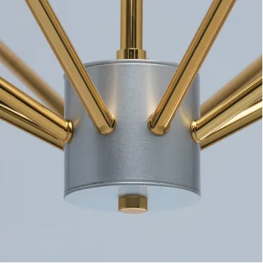 Люстра на штанге MW-Light Атмосфера 699011008 Цвет арматуры золото Цвет плафонов белый от ImperiumLoft