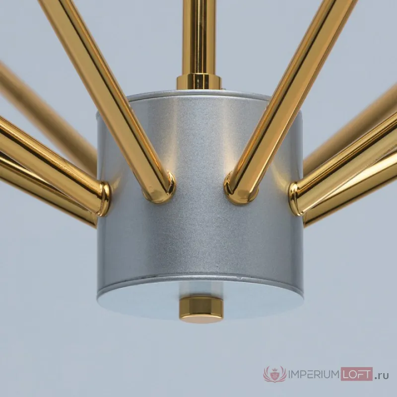 Люстра на штанге MW-Light Атмосфера 699011008 Цвет арматуры золото Цвет плафонов белый от ImperiumLoft