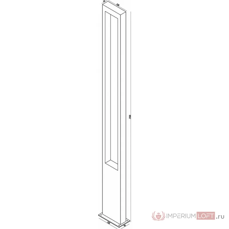 Фонарный столб Maytoni Bonn O425FL-L25GF от ImperiumLoft