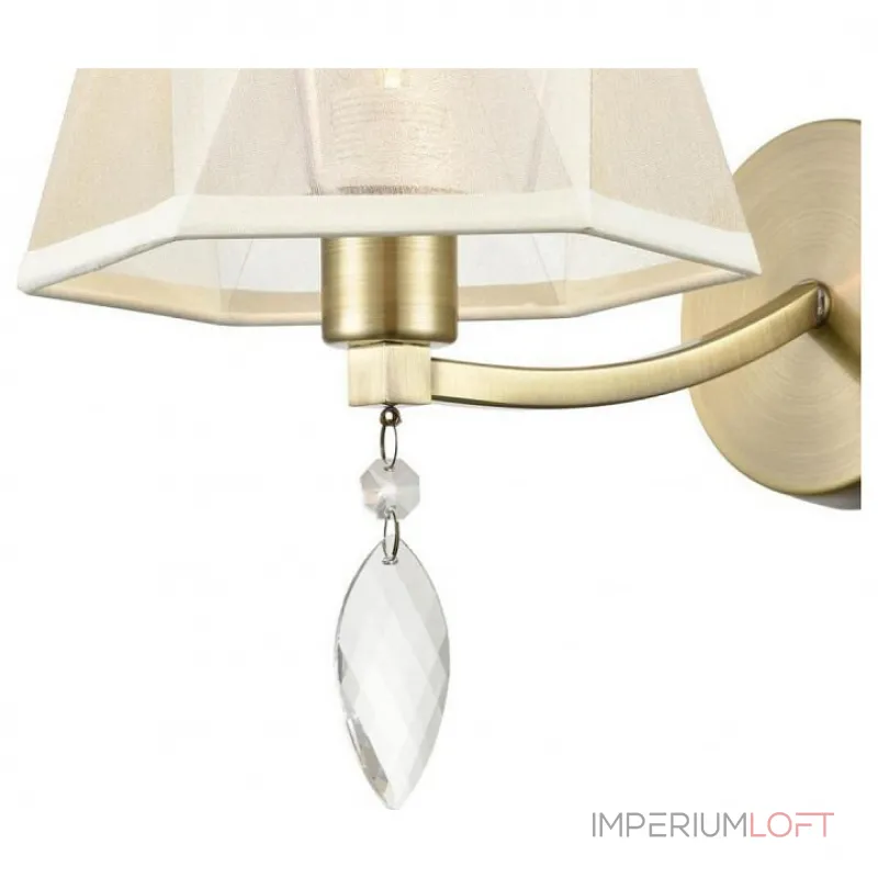 Бра Vele Luce Sinfonia VL4184W01 Цвет арматуры бронза Цвет плафонов кремовый