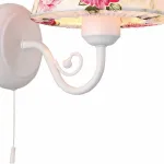 Бра Arte Lamp 7021 A7021AP-1WH Цвет арматуры белый Цвет плафонов розовый