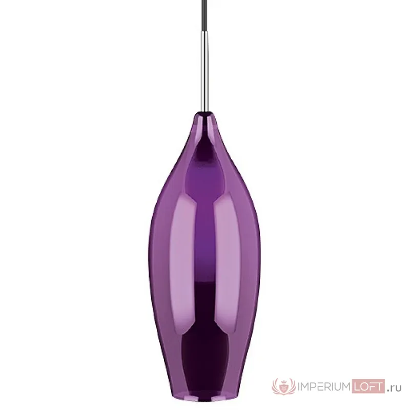 Подвесной светильник Lightstar Pentola 803029 Цвет арматуры хром Цвет плафонов фиолетовый от ImperiumLoft