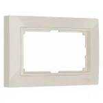 Рамка для двойной розетки Werkel Snabb Basic (слоновая кость) W0082003 Snabb Basic (слоновая кость)