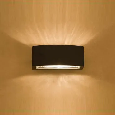 Накладной светильник Nowodvorski Brick 3408 Цвет арматуры черный Цвет плафонов прозрачный