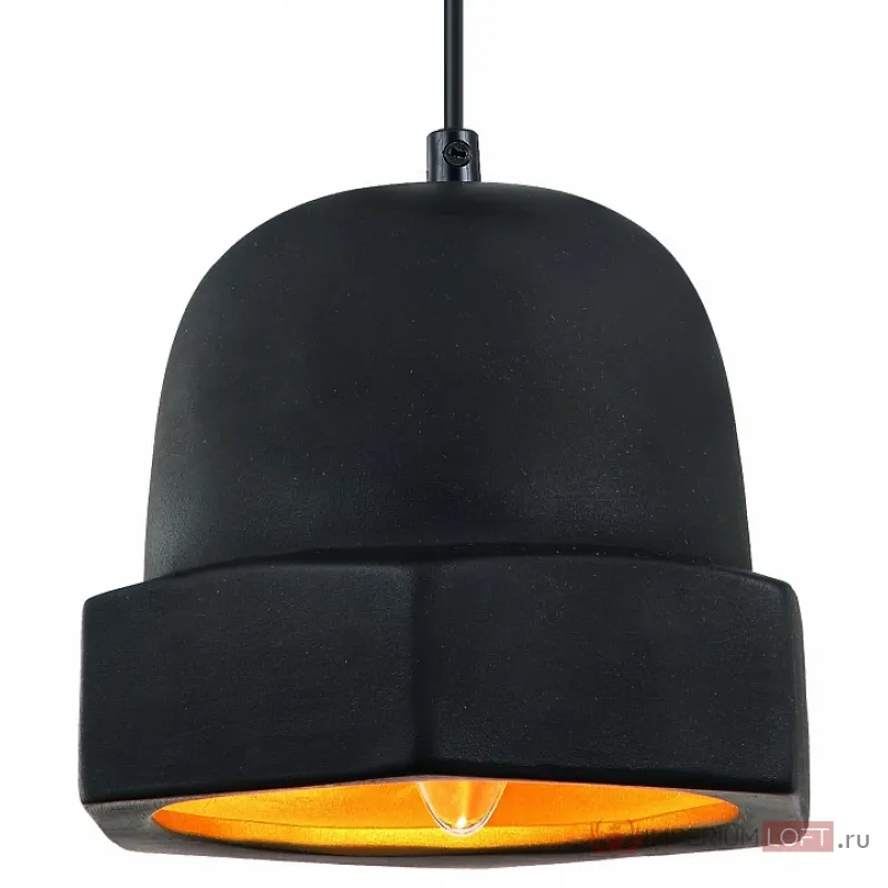 Подвесной светильник Arte Lamp Bijoux A6681SP-1BK Цвет арматуры черный Цвет плафонов черный от ImperiumLoft