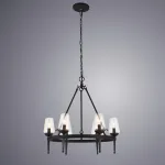 Подвесная люстра Arte Lamp 1722 A1722SP-6BA Цвет арматуры черный Цвет плафонов прозрачный от ImperiumLoft