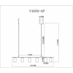 Светильник на штанге Moderli Kristina V4050-6P от ImperiumLoft