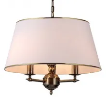 Подвесной светильник Arte Lamp Alice A3579SP-3AB Цвет арматуры бронза Цвет плафонов кремовый