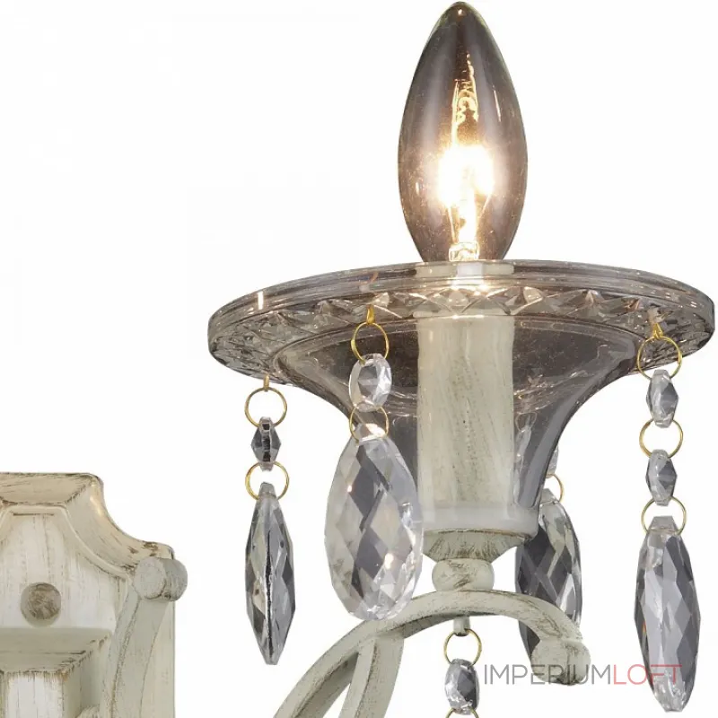 Бра TopLight Zoe TL7220B-02RY Цвет арматуры белый Цвет плафонов прозрачный