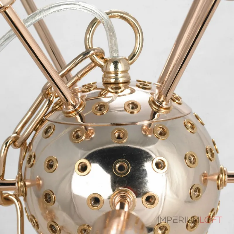 Подвесная люстра Lussole Shelby LSP-8385 Цвет арматуры бронза Цвет плафонов прозрачный