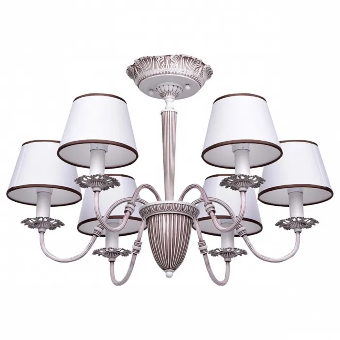 Люстра на штанге MW-Light Августина 4 419011006 Цвет арматуры белый Цвет плафонов белый от ImperiumLoft