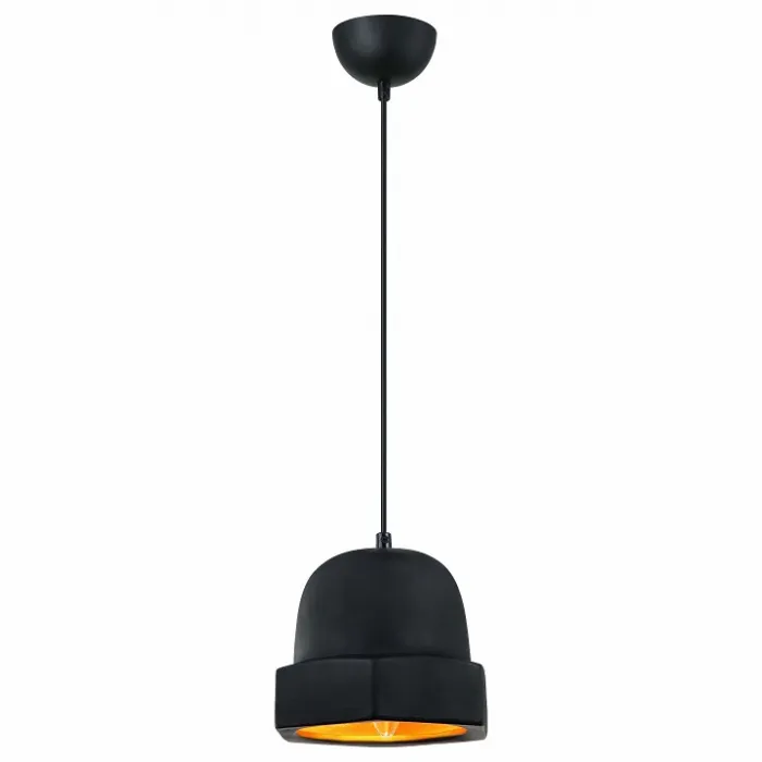 Подвесной светильник Arte Lamp Bijoux A6681SP-1BK Цвет арматуры черный Цвет плафонов черный от ImperiumLoft