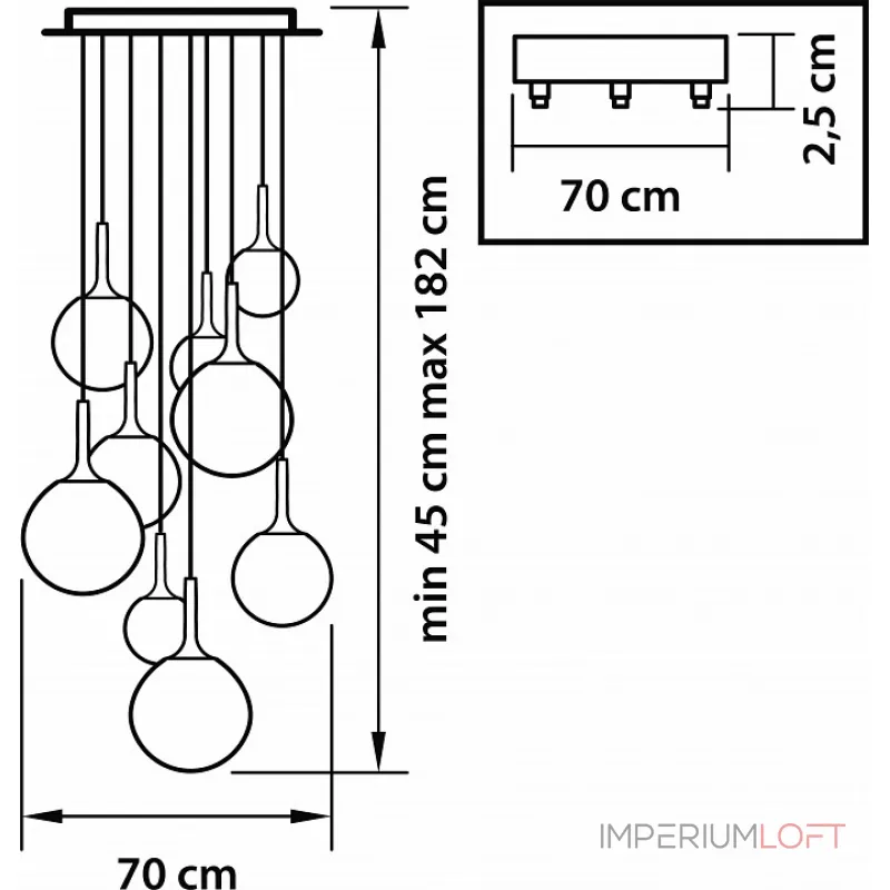 Подвесная люстра Lightstar Globo 813091