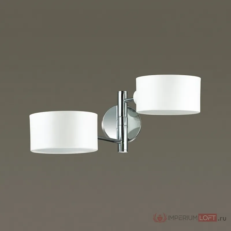 Бра Lumion Ashley 3742/2W Цвет арматуры хром Цвет плафонов белый от ImperiumLoft