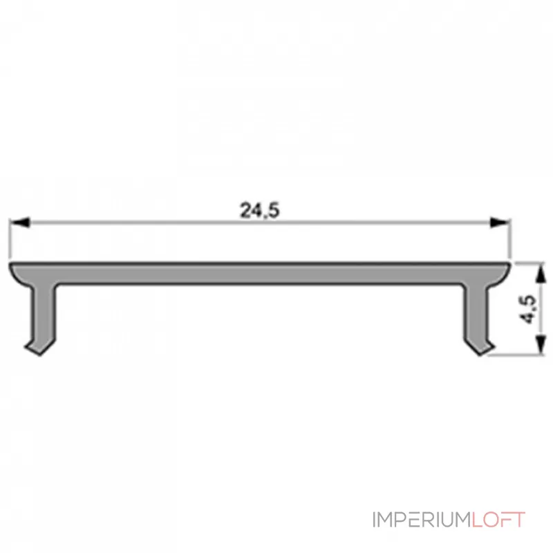 Профиль накладной Deko-Light P-01-20 983040 Профиль накладной Deko-Light P-01-20 983040