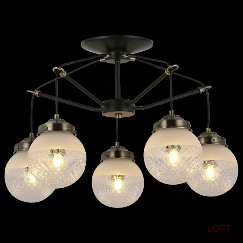 Потолочная люстра EVOLUCE Stricce SLE110302-05 Потолочная люстра EVOLUCE Stricce SLE110302-05