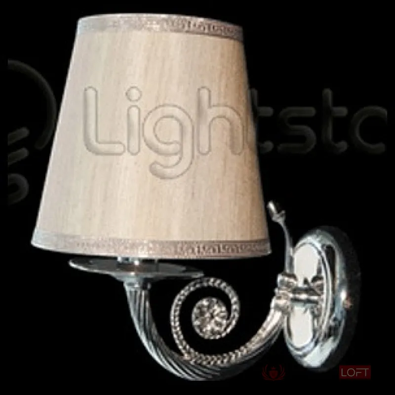 Бра Lightstar Engenuo 779504 Цвет арматуры хром Цвет плафонов серый от ImperiumLoft