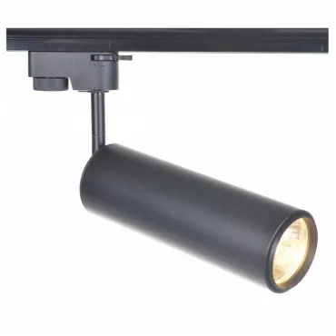 Светильник на штанге Arte Lamp Track Lights A1412PL-1BK Цвет арматуры черный Цвет плафонов черный
