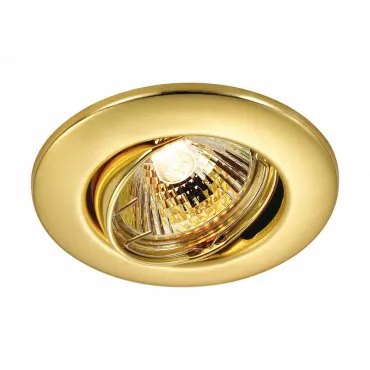 Встраиваемый светильник Novotech Classic 369695 Цвет арматуры золото Цвет плафонов золото